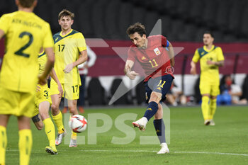 2021-07-25 - Mikel OYARZABAL (ESP) during the Olympic Games Tokyo 2020, Football Men's First Round Group C on July 25, 2021 at Sapporo Dome in Sapporo, Japan - Photo Photo Kishimoto / DPPI - OLYMPIC GAMES TOKYO 2020, JULY 25, 2021 - OLYMPIC GAMES TOKYO 2020 - OLYMPIC GAMES