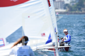 2021-07-25 - Marie Bolou (FRA) competes on Women's One Person Dinghy - Laser Radial heats during the Olympic Games Tokyo 2020, Sailing, on July 25, 2021 at Enoshima Yacht Harbour in Enoshima, Japan - Photo Yoann Cambefort / Marti Media / DPPI - OLYMPIC GAMES TOKYO 2020, JULY 25, 2021 - OLYMPIC GAMES TOKYO 2020 - OLYMPIC GAMES