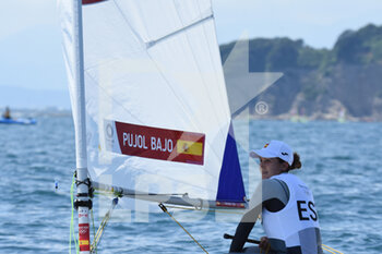 2021-07-25 - Cristina Pujol Bajo (ESP) competes on Women's One Person Dinghy - Laser Radial heats during the Olympic Games Tokyo 2020, Sailing, on July 25, 2021 at Enoshima Yacht Harbour in Enoshima, Japan - Photo Yoann Cambefort / Marti Media / DPPI - OLYMPIC GAMES TOKYO 2020, JULY 25, 2021 - OLYMPIC GAMES TOKYO 2020 - OLYMPIC GAMES