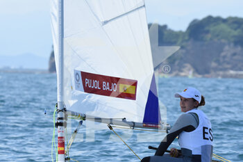 2021-07-25 - Cristina Pujol Bajo (ESP) competes on Women's One Person Dinghy - Laser Radial heats during the Olympic Games Tokyo 2020, Sailing, on July 25, 2021 at Enoshima Yacht Harbour in Enoshima, Japan - Photo Yoann Cambefort / Marti Media / DPPI - OLYMPIC GAMES TOKYO 2020, JULY 25, 2021 - OLYMPIC GAMES TOKYO 2020 - OLYMPIC GAMES