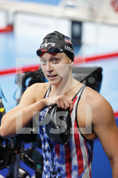 2021-07-26 - LEDECKY Kathleen (USA) Silver Medal during the Olympic Games Tokyo 2020, Swimming Women's 400m Freestyle Final on July 26, 2021 at Tokyo Aquatics Centre in Tokyo, Japan - Photo Takamitsu Mifune / Photo Kishimoto / DPPI - OLYMPIC GAMES TOKYO 2020, JULY 26, 2021 - OLYMPIC GAMES TOKYO 2020 - OLYMPIC GAMES