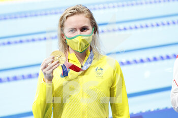 2021-07-26 - TITMUS Ariarne (AUS) Gold Medal during the Olympic Games Tokyo 2020, Swimming Women's 400m Freestyle Final on July 26, 2021 at Tokyo Aquatics Centre in Tokyo, Japan - Photo Takamitsu Mifune / Photo Kishimoto / DPPI - OLYMPIC GAMES TOKYO 2020, JULY 26, 2021 - OLYMPIC GAMES TOKYO 2020 - OLYMPIC GAMES