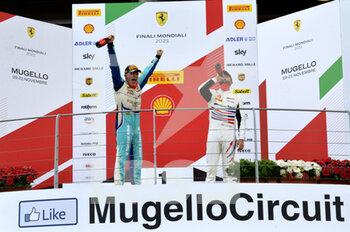 2021-11-20 - Podio Luka Nurmi World Chgampion  Ferrari Challange Pirelli Cup Finali Mondiali Ferrari Mugellocircuit - FERRARI CHALLENGE WORLD FINALS 2021 - FERRARI CHALLENGE - MOTORS
