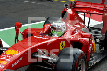 2021-11-20 - Giancarlo Fisichella esibition Mugello Finali Mondiali Ferrari - FERRARI CHALLENGE WORLD FINALS 2021 - FERRARI CHALLENGE - MOTORS