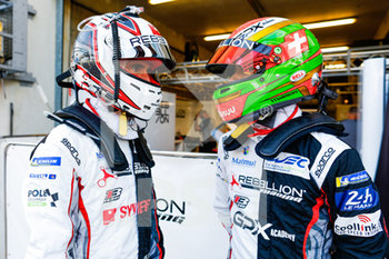 2020-09-16 - Dumas Romain (fra), Rebellion Racing, Rebellion R13-Gibson, Del.traz Louis (swi), Rebellion Racing, Rebellion R13-Gibson, portrait during the scrutineering of the 2020 24 Hours of Le Mans, 7th round of the 2019...20 FIA World Endurance Championship on the Circuit des 24 Heures du Mans, from September 16 to 20, 2020 in Le Mans, France - Photo Fr.d.ric Le Floc...h / DPPI - 24 HOURS OF LE MANS 2020 - ENDURANCE - MOTORS
