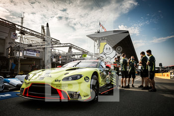 2020-09-16 - 95 Sorensen Marco (dnk), Thiim Nicki (dnk), Westbrook Richard (gbr), Aston Martin Racing, Aston Martin Vantage AMR, ambiance during the scrutineering of the 2020 24 Hours of Le Mans, 7th round of the 2019...20 FIA World Endurance Championship on the Circuit des 24 Heures du Mans, from September 16 to 20, 2020 in Le Mans, France - Photo Thomas Fenetre / DPPI - 24 HOURS OF LE MANS 2020 - ENDURANCE - MOTORS