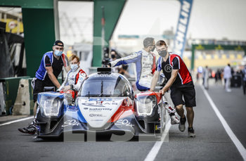 2020-09-16 - 39 Allen James (aus), Capillaire Vincent (fra), Milesi Charles (fra), SO24-HAS by Graff, Oreca 07-Gibson, action during the scrutineering of the 2020 24 Hours of Le Mans, 7th round of the 2019...20 FIA World Endurance Championship on the Circuit des 24 Heures du Mans, from September 16 to 20, 2020 in Le Mans, France - Photo Xavi Bonilla / DPPI - 24 HOURS OF LE MANS 2020 - ENDURANCE - MOTORS