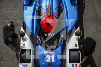 2020-09-16 - Panis Racing, Oreca 07-Gibson, action during the scrutineering of the 2020 24 Hours of Le Mans, 7th round of the 2019...20 FIA World Endurance Championship on the Circuit des 24 Heures du Mans, from September 16 to 20, 2020 in Le Mans, France - Photo Xavi Bonilla / DPPI - 24 HOURS OF LE MANS 2020 - ENDURANCE - MOTORS