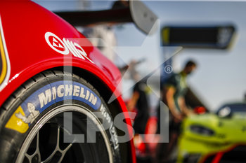 2020-09-16 - Michelin tyre during the scrutineering of the 2020 24 Hours of Le Mans, 7th round of the 2019...20 FIA World Endurance Championship on the Circuit des 24 Heures du Mans, from September 16 to 20, 2020 in Le Mans, France - Photo Fr..d..ric Le Floc...h / DPPI - 24 HOURS OF LE MANS 2020 - ENDURANCE - MOTORS