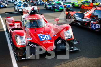 2020-09-16 - 50 Calderon Tatiana (col), Florsch Sophia (ger), Visser Beitske (nld), Richard Mille Racing Team, Oreca 07-Gibson, details during the scrutineering of the 2020 24 Hours of Le Mans, 7th round of the 2019-20 FIA World Endurance Championship on the Circuit des 24 Heures du Mans, from September 16 to 20, 2020 in Le Mans, France - Photo Xavi Bonilla / DPPI - 24 HOURS OF LE MANS 2020 - ENDURANCE - MOTORS