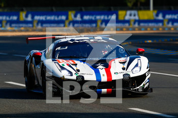 2020-09-17 - 83 Collard Emmanuel (fra), Nielsen Nicklas (dnk), Perrodo Francois (fra), AF Corse, Ferrari 488 GTE Evo, action during the free practice sessions of the 2020 24 Hours of Le Mans, 7th round of the 2019-20 FIA World Endurance Championship on the Circuit des 24 Heures du Mans, from September 16 to 20, 2020 in Le Mans, France - Photo Xavi Bonilla / DPPI - 24 HOURS OF LE MANS, 7TH ROUND 2020 - ENDURANCE - MOTORS