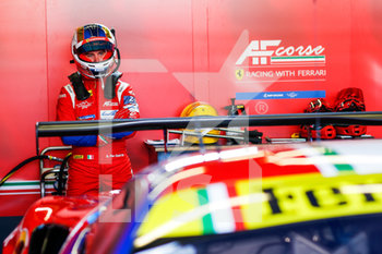2020-09-17 - Pier Guidi Alessandro (ita), AF Corse, Ferrari 488 GTE Evo, portrait during the free practice sessions of the 2020 24 Hours of Le Mans, 7th round of the 2019-20 FIA World Endurance Championship on the Circuit des 24 Heures du Mans, from September 16 to 20, 2020 in Le Mans, France - Photo Fr.d.ric Le Floc...h / DPPI - 24 HOURS OF LE MANS, 7TH ROUND 2020 - ENDURANCE - MOTORS