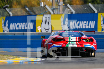 2020-09-17 - 71 Bird Sam (gbr), Molina Miguel (esp), Rigon Davide (ita), AF Corse, Ferrari 488 GTE Evo, action during the free practice sessions of the 2020 24 Hours of Le Mans, 7th round of the 2019-20 FIA World Endurance Championship on the Circuit des 24 Heures du Mans, from September 16 to 20, 2020 in Le Mans, France - Photo Fr.d.ric Le Floc...h / DPPI - 24 HOURS OF LE MANS, 7TH ROUND 2020 - ENDURANCE - MOTORS