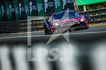 2020-09-17 - 85 Frey Rahel (swi), Gatting Michelle (dnk), Gostner Manuel (ita), Iron Lynx, Ferrari 488 GTE Evo, action during the free practice sessions of the 2020 24 Hours of Le Mans, 7th round of the 2019-20 FIA World Endurance Championship on the Circuit des 24 Heures du Mans, from September 16 to 20, 2020 in Le Mans, France - Photo Francois Flamand / DPPI - 24 HOURS OF LE MANS, 7TH ROUND 2020 - ENDURANCE - MOTORS