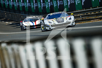 2020-09-17 - 72 Blomqvist Tom (gbr), Chen Morris (tw), Gomes Marcos (bra), HubAuto Corsa, Ferrari 488 GTE Evo, action during the free practice sessions of the 2020 24 Hours of Le Mans, 7th round of the 2019-20 FIA World Endurance Championship on the Circuit des 24 Heures du Mans, from September 16 to 20, 2020 in Le Mans, France - Photo Francois Flamand / DPPI - 24 HOURS OF LE MANS, 7TH ROUND 2020 - ENDURANCE - MOTORS