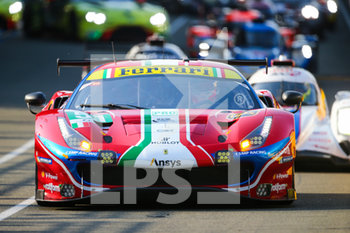 2020-09-18 - 51 Calado James (gbr), Pier Guidi Alessandro (ita), Serra Daniel (bra), AF Corse, Ferrari 488 GTE Evo, action during the free practice sessions of the 2020 24 Hours of Le Mans, 7th round of the 2019-20 FIA World Endurance Championship on the Circuit des 24 Heures du Mans, from September 16 to 20, 2020 in Le Mans, France - Photo Francois Flamand / DPPI - 24 HOURS OF LE MANS, 7TH ROUND 2020 - PRACTICE SESSION - ENDURANCE - MOTORS