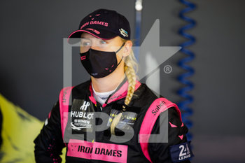 2020-09-18 - Gatting Michelle (dnk), Iron Lynx, Ferrari 488 GTE Evo, portrait during the free practice sessions of the 2020 24 Hours of Le Mans, 7th round of the 2019-20 FIA World Endurance Championship on the Circuit des 24 Heures du Mans, from September 16 to 20, 2020 in Le Mans, France - Photo Xavi Bonilla / DPPI - 24 HOURS OF LE MANS, 7TH ROUND 2020 - PRACTICE SESSION - ENDURANCE - MOTORS