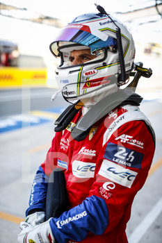 2020-09-18 - Serra Daniel (bra), AF Corse, Ferrari 488 GTE Evo, portrait during the free practice sessions of the 2020 24 Hours of Le Mans, 7th round of the 2019-20 FIA World Endurance Championship on the Circuit des 24 Heures du Mans, from September 16 to 20, 2020 in Le Mans, France - Photo Fr..d..ric Le Floc...h / DPPI - 24 HOURS OF LE MANS, 7TH ROUND 2020 - PRACTICE SESSION - ENDURANCE - MOTORS