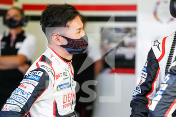 2020-09-18 - 07 Conway Mike (gbr), Kobayashi Kamui (jpn), Lopez Jos. Maria (arg), Toyota Gazoo Racing, Toyota TS050 Hybrid, ambiance celebrates his pole position during the qualifying and Hyperpole sessions of the 2020 24 Hours of Le Mans, 7th round of the 2019-20 FIA World Endurance Championship on the Circuit des 24 Heures du Mans, from September 16 to 20, 2020 in Le Mans, France - Photo Frederic Le Floc'h / DPPI - 24 HOURS OF LE MANS, 7TH ROUND 2020 - PRACTICE SESSION - ENDURANCE - MOTORS