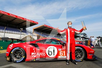 2020-09-18 - Ledogar Come (fra), Luzich Racing, Ferrari 488 GTE Evo, portrait during the qualifying and Hyperpole sessions of the 2020 24 Hours of Le Mans, 7th round of the 2019-20 FIA World Endurance Championship on the Circuit des 24 Heures du Mans, from September 16 to 20, 2020 in Le Mans, France - Photo Frederic Le Floc'h / DPPI - 24 HOURS OF LE MANS, 7TH ROUND 2020 - PRACTICE SESSION - ENDURANCE - MOTORS