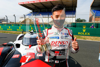 2020-09-18 - Kobayashi Kamui (jpn), Toyota Gazoo Racing, Toyota TS050 Hybrid, portrait during the qualifying and Hyperpole sessions of the 2020 24 Hours of Le Mans, 7th round of the 2019-20 FIA World Endurance Championship on the Circuit des 24 Heures du Mans, from September 16 to 20, 2020 in Le Mans, France - Photo Frederic Le Floc'h / DPPI - 24 HOURS OF LE MANS, 7TH ROUND 2020 - PRACTICE SESSION - ENDURANCE - MOTORS