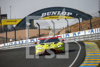 2020-09-18 - 95 Sorensen Marco (dnk), Thiim Nicki (dnk), Westbrook Richard (gbr), Total, Aston Martin Racing, Aston Martin Vantage AMR, action during the qualifying and Hyperpole sessions of the 2020 24 Hours of Le Mans, 7th round of the 2019-20 FIA World Endurance Championship on the Circuit des 24 Heures du Mans, from September 16 to 20, 2020 in Le Mans, France - Photo Thomas Fenetre / DPPI - 24 HOURS OF LE MANS, 7TH ROUND 2020 - QUALIFYING SESSION - ENDURANCE - MOTORS