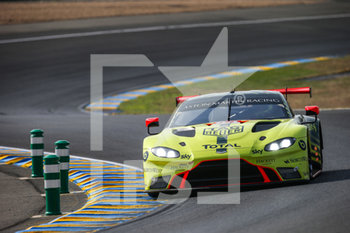 2020-09-18 - 98 Dalla Lana Paul (can), Farfus Augusto (bra), Gunn Ross (gbr), Total, Aston Martin Racing, Aston Martin Vantage AMR, action during the qualifying and Hyperpole sessions of the 2020 24 Hours of Le Mans, 7th round of the 2019-20 FIA World Endurance Championship on the Circuit des 24 Heures du Mans, from September 16 to 20, 2020 in Le Mans, France - Photo Thomas Fenetre / DPPI - 24 HOURS OF LE MANS, 7TH ROUND 2020 - QUALIFYING SESSION - ENDURANCE - MOTORS