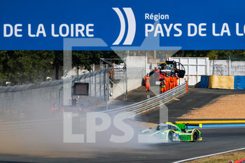 2020-09-18 - 55 Mattschull Alexander (deu), Rinaldi Racing, Duqueine M30 - D08 - Nissan, crash, accident during the 2020 Road to Le Mans, 4th round of the 2020 Michelin Le Mans Cup on the Circuit des 24 Heures du Mans, from September 18 to 19, 2020 in Le Mans, France - Photo Xavi Bonilla / DPPI - ROAD TO LE MANS, 4TH ROUND 2020 - ENDURANCE - MOTORS