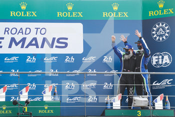 2020-09-18 - 69 Smith Maurice (usa), Bell Matt (gbr), Cool Racing, Ligier JS P320 - Nissan, podium during the 2020 Road to Le Mans, 4th round of the 2020 Michelin Le Mans Cup on the Circuit des 24 Heures du Mans, from September 18 to 19, 2020 in Le Mans, France - Photo Fr.d.ric Le Floc...h / DPPI - ROAD TO LE MANS, 4TH ROUND 2020 - ENDURANCE - MOTORS