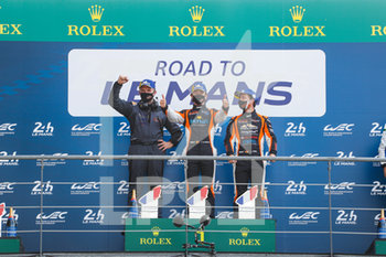 2020-09-18 - 03 Glorieux Jean (bel), Horr Laurents (deu), DKR Engineering, Duqueine M30 - D08 - Nissan, podium during the 2020 Road to Le Mans, 4th round of the 2020 Michelin Le Mans Cup on the Circuit des 24 Heures du Mans, from September 18 to 19, 2020 in Le Mans, France - Photo Fr.d.ric Le Floc...h / DPPI - ROAD TO LE MANS, 4TH ROUND 2020 - ENDURANCE - MOTORS