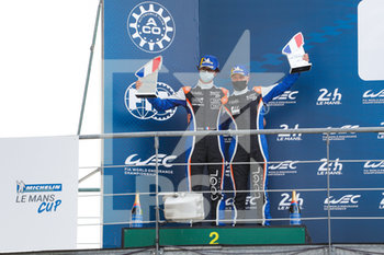 2020-09-18 - 37 Maulini Nicolas (fra), Cauhaupe Edouard (fra), Cool Racing, Ligier JS P320 - Nissan, podium during the 2020 Road to Le Mans, 4th round of the 2020 Michelin Le Mans Cup on the Circuit des 24 Heures du Mans, from September 18 to 19, 2020 in Le Mans, France - Photo Fr.d.ric Le Floc...h / DPPI - ROAD TO LE MANS, 4TH ROUND 2020 - ENDURANCE - MOTORS