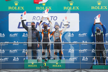 2020-09-18 - 03 Glorieux Jean (bel), Horr Laurents (deu), DKR Engineering, Duqueine M30 - D08 - Nissan, podium during the 2020 Road to Le Mans, 4th round of the 2020 Michelin Le Mans Cup on the Circuit des 24 Heures du Mans, from September 18 to 19, 2020 in Le Mans, France - Photo Fr.d.ric Le Floc...h / DPPI - ROAD TO LE MANS, 4TH ROUND 2020 - ENDURANCE - MOTORS