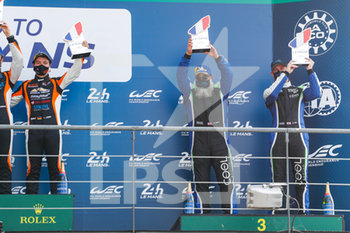2020-09-18 - 69 Smith Maurice (usa), Bell Matt (gbr), Cool Racing, Ligier JS P320 - Nissan, podium during the 2020 Road to Le Mans, 4th round of the 2020 Michelin Le Mans Cup on the Circuit des 24 Heures du Mans, from September 18 to 19, 2020 in Le Mans, France - Photo Fr.d.ric Le Floc...h / DPPI - ROAD TO LE MANS, 4TH ROUND 2020 - ENDURANCE - MOTORS