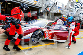 2020-09-19 - 62 Bonamy Grimes (gbr), Hollings Charles (gbr), Mowlem Johnny (gbr), Red River Sport, Ferrari 488 GTE Evo, action during the 2020 24 Hours of Le Mans, 7th round of the 2019-20 FIA World Endurance Championship on the Circuit des 24 Heures du Mans, from September 16 to 20, 2020 in Le Mans, France - Photo Frederic Le Floc'h / DPPI - 24 HOURS OF LE MANS, 7TH ROUND 2020 - ENDURANCE - MOTORS
