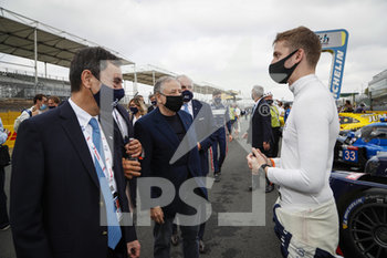 2020-09-19 - Pierre Fillon, Richard Mille, Jean Todt and Alex Brundle during the 2020 24 Hours of Le Mans, 7th round of the 2019-20 FIA World Endurance Championship on the Circuit des 24 Heures du Mans, from September 16 to 20, 2020 in Le Mans, France - Photo Frederic Le Floc'h / DPPI - 24 HOURS OF LE MANS, 7TH ROUND 2020 - ENDURANCE - MOTORS