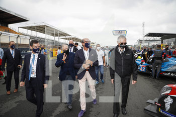 2020-09-19 - Pierre Fillon, Richard Mille, Jean Todt and Carlos Tavar..s during the 2020 24 Hours of Le Mans, 7th round of the 2019-20 FIA World Endurance Championship on the Circuit des 24 Heures du Mans, from September 16 to 20, 2020 in Le Mans, France - Photo Frederic Le Floc'h / DPPI - 24 HOURS OF LE MANS, 7TH ROUND 2020 - ENDURANCE - MOTORS