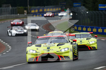 2020-09-19 - 95 Sorensen Marco (dnk), Thiim Nicki (dnk), Westbrook Richard (gbr), Total, Aston Martin Racing, Aston Martin Vantage AMR, action during the 2020 24 Hours of Le Mans, 7th round of the 2019-20 FIA World Endurance Championship on the Circuit des 24 Heures du Mans, from September 16 to 20, 2020 in Le Mans, France - Photo Thomas Fenetre / DPPI - 24 HOURS OF LE MANS, 7TH ROUND 2020 - ENDURANCE - MOTORS