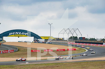 2020-09-19 - Start of the race, 07 Conway Mike (gbr), Kobayashi Kamui (jpn), Lopez Jos. Maria (arg), Toyota Gazoo Racing, Toyota TS050 Hybrid, 01 Menezes Gustavo (usa), Nato Norman (fra), Senna Bruno (bra), Rebellion Racing, Rebellion R13-Gibson, action during the 2020 24 Hours of Le Mans, 7th round of the 2019-20 FIA World Endurance Championship on the Circuit des 24 Heures du Mans, from September 16 to 20, 2020 in Le Mans, France - Photo Xavi Bonilla / DPPI - 24 HOURS OF LE MANS, 7TH ROUND 2020 - ENDURANCE - MOTORS
