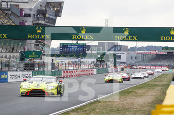 2020-09-19 - 97 Lynn Alex (gbr), Martin Maxime (bel), Tincknell Harry (gbr), Total, Aston Martin Racing, Aston Martin Vantage AMR, action during the 2020 24 Hours of Le Mans, 7th round of the 2019-20 FIA World Endurance Championship on the Circuit des 24 Heures du Mans, from September 16 to 20, 2020 in Le Mans, France - Photo Frederic Le Floc'h / DPPI - 24 HOURS OF LE MANS, 7TH ROUND 2020 - ENDURANCE - MOTORS