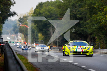 2020-09-19 - 70 Cozzolino Kei (jpn), Kimura Takeshi (jpn), Abril Vincent (fra), MR Racing, Ferrari 488 GTE Evo, action during the 2020 24 Hours of Le Mans, 7th round of the 2019-20 FIA World Endurance Championship on the Circuit des 24 Heures du Mans, from September 16 to 20, 2020 in Le Mans, France - Photo Xavi Bonilla / DPPI - 24 HOURS OF LE MANS, 7TH ROUND 2020 - ENDURANCE - MOTORS