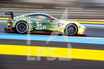 2020-09-19 - 95 Sorensen Marco (dnk), Thiim Nicki (dnk), Westbrook Richard (gbr), Total, Aston Martin Racing, Aston Martin Vantage AMR, action during the 2020 24 Hours of Le Mans, 7th round of the 2019-20 FIA World Endurance Championship on the Circuit des 24 Heures du Mans, from September 16 to 20, 2020 in Le Mans, France - Photo Xavi Bonilla / DPPI - 24 HOURS OF LE MANS, 7TH ROUND 2020 - ENDURANCE - MOTORS