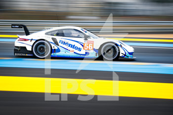 2020-09-19 - 56 Cairoli Matteo (ita), Perfetti Egidio (nor), Ten Voorde Larry (nld), Team Project 1, Porsche 911 RSR, action during the 2020 24 Hours of Le Mans, 7th round of the 2019-20 FIA World Endurance Championship on the Circuit des 24 Heures du Mans, from September 16 to 20, 2020 in Le Mans, France - Photo Xavi Bonilla / DPPI - 24 HOURS OF LE MANS, 7TH ROUND 2020 - ENDURANCE - MOTORS