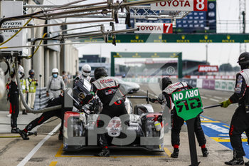 2020-09-19 - 07 Conway Mike (gbr), Kobayashi Kamui (jpn), Lopez Jos.. Maria (arg), Toyota Gazoo Racing, Toyota TS050 Hybrid, action during the 2020 24 Hours of Le Mans, 7th round of the 2019-20 FIA World Endurance Championship on the Circuit des 24 Heures du Mans, from September 16 to 20, 2020 in Le Mans, France - Photo Frederic Le Floc'h / DPPI - 24 HOURS OF LE MANS, 7TH ROUND 2020 - ENDURANCE - MOTORS
