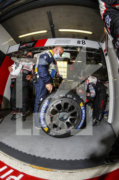 2020-09-19 - Michelin tyre, pneu, during the 2020 24 Hours of Le Mans, 7th round of the 2019-20 FIA World Endurance Championship on the Circuit des 24 Heures du Mans, from September 16 to 20, 2020 in Le Mans, France - Photo Frederic Le Floc'h / DPPI - 24 HOURS OF LE MANS, 7TH ROUND 2020 - ENDURANCE - MOTORS