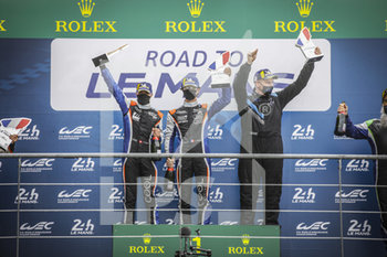 2020-09-19 - 37 Maulini Nicolas (fra), Cauhaupe Edouard (fra), Cool Racing, Ligier JS P320 - Nissan, portrait, podium during the 2020 Road to Le Mans, 4th round of the 2020 Michelin Le Mans Cup on the Circuit des 24 Heures du Mans, from September 18 to 19, 2020 in Le Mans, France - Photo Xavi Bonilla / DPPI - ROAD TO LE MANS, 4TH ROUND OF THE 2020  - ENDURANCE - MOTORS