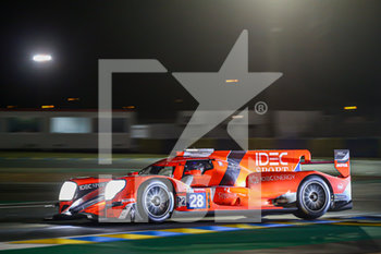 2020-09-20 - 28 Bradley Richard (gbr), Chatin Paul-Loup (fra), Lafargue Paul (fra), IDEC Sport, Oreca 07-Gibson, action during the 2020 24 Hours of Le Mans, 7th round of the 2019-20 FIA World Endurance Championship on the Circuit des 24 Heures du Mans, from September 16 to 20, 2020 in Le Mans, France - Photo Francois Flamand / DPPI - 24 HOURS OF LE MANS, 7TH ROUND 2020 - ENDURANCE - MOTORS
