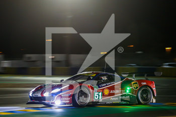 2020-09-20 - 51 Calado James (gbr), Pier Guidi Alessandro (ita), Serra Daniel (bra), AF Corse, Ferrari 488 GTE Evo, action during the 2020 24 Hours of Le Mans, 7th round of the 2019-20 FIA World Endurance Championship on the Circuit des 24 Heures du Mans, from September 16 to 20, 2020 in Le Mans, France - Photo Francois Flamand / DPPI - 24 HOURS OF LE MANS, 7TH ROUND 2020 - ENDURANCE - MOTORS