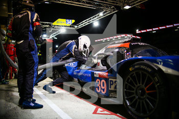 2020-09-20 - 39 Allen James (aus), Capillaire Vincent (fra), Milesi Charles (fra), SO24-HAS by Graff, Oreca 07-Gibson, pit stop during the 2020 24 Hours of Le Mans, 7th round of the 2019-20 FIA World Endurance Championship on the Circuit des 24 Heures du Mans, from September 16 to 20, 2020 in Le Mans, France - Photo Thomas Fenetre / DPPI - 24 HOURS OF LE MANS, 7TH ROUND 2020 - ENDURANCE - MOTORS