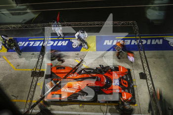 2020-09-20 - 26 Rusinov Roman (rus), Vergne Jean-Eric (fra), Jenson Mikkel (dnk), G-Drive Racing, Aurus 01-Gibson, action, pit stop during the 2020 24 Hours of Le Mans, 7th round of the 2019-20 FIA World Endurance Championship on the Circuit des 24 Heures du Mans, from September 16 to 20, 2020 in Le Mans, France - Photo Fr..d..ric Le Floc...h / DPPI - 24 HOURS OF LE MANS, 7TH ROUND 2020 - ENDURANCE - MOTORS
