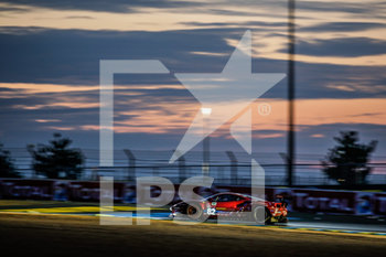 2020-09-20 - 82 Bourdais S.bastien (fra), Gounon Jules (fra), Pla Olivier (fra), Risi Competizione, Ferrari 488 GTE Evo, action during the 2020 24 Hours of Le Mans, 7th round of the 2019-20 FIA World Endurance Championship on the Circuit des 24 Heures du Mans, from September 16 to 20, 2020 in Le Mans, France - Photo Xavi Bonilla / DPPI - 24 HOURS OF LE MANS, 7TH ROUND 2020 - ENDURANCE - MOTORS